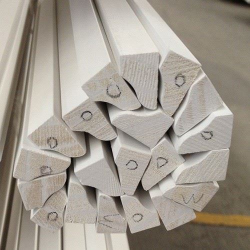 Favourable White Primed Wood Small Mouldings Shoe Or Quarter Round For Baseboard