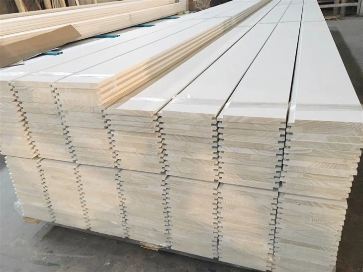 High Quality White Primed Wood Wall Panel