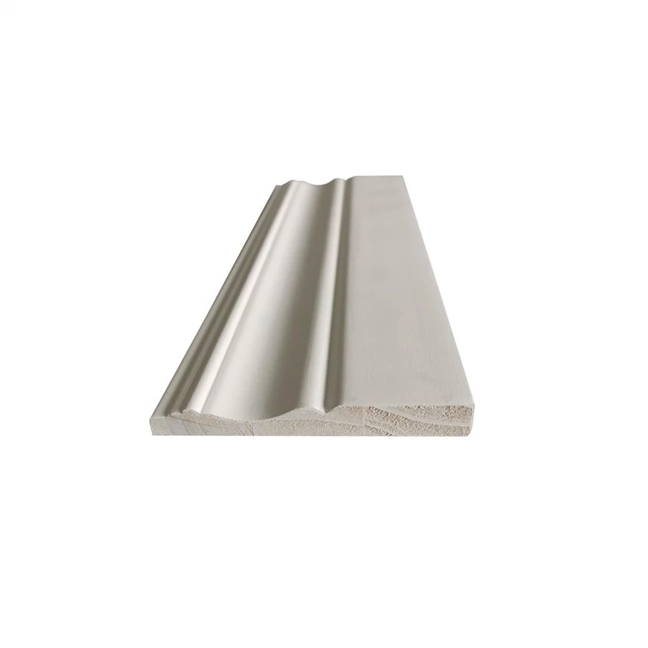 White Primed Finger Joint Radiata Pine Skirting Door Casing Moulding