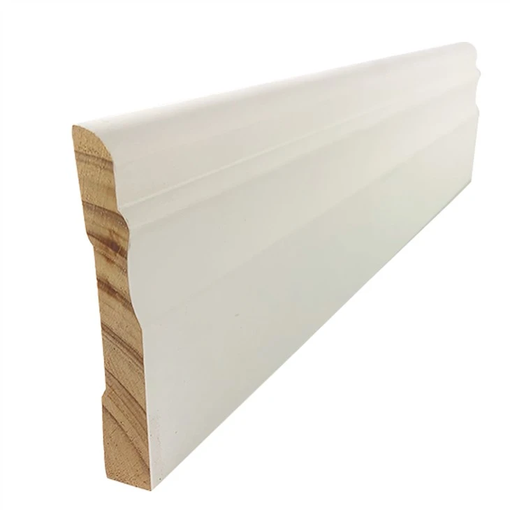 White Primed Finger Jointed Timber Window Reveal Moulding